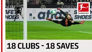 18 Clubs, 18 Saves - The Best Save By Every Bundesliga Team in 2017/18 so far