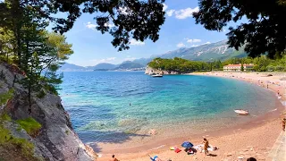 Kraljeva plaža  Budva / Miločer  Beach / King's Beach Montenegro 4K