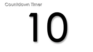 Countdown 10 seconds倒數計時10秒