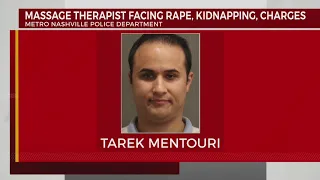 Massage therapist facing rape, kidnapping charges