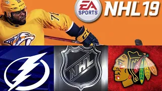 NHL 19 season mode: Tampa Bay Lightning vs Chicago Blackhawks (Xbox One HD) [1080p60FPS]