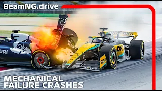 Formula Car Mechanical Failures #11 | BeamNG.drive | F1 MOD