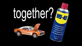 WD 40 and Hot Wheels Diecast together ???? Absolutely ! How to remove goo