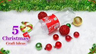 5 Low cost  Christmas Decoration idea/Plastic Bottle Reuse ideas | DIY Christmas Craft idea🎄143