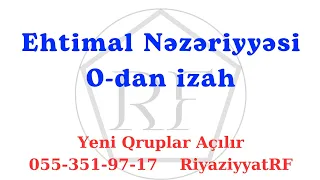 Ehtimal Nəzəriyyəsi Bernulli sxemləri RiyaziyatRF Yeni Qruplar açılır 055-351-97-17