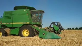 Уборка пшеницы комбайном John Deere 9500 Сезон 2020