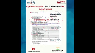 EXPRESS ENTRY ITA RECEIVED WITH 200 POINTS LMIA