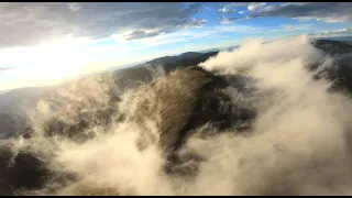Ever changing clouds blanket Jones Pass - Fixed Wing FPV