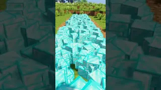 Oddly Satisfying Minecraft #Shorts