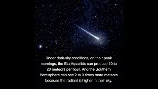 Eta Aquariid Meteor Shower May 5 and 6