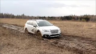 Subaru Outback на бездорожье (off road)