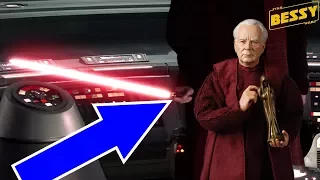 Where Did Sidious Hide His Lightsaber While Serving as Chancellor?? - Explain Star Wars