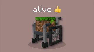 I added being alive to every block in Minecraft