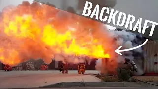 BACKDRAFT EXPLAINED w/ South Korean Firefighter Demo