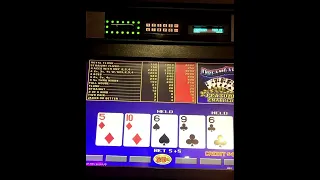 Playing DREAMCARD TRIPLE DOUBLE VIDEO POKER at Horseshoe in Vegas!