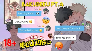 DEKU STAYING AT BAKUGO'S PT. 4!! BakuDeku/DekuBaku 🧡💚 || MHA Texting Story