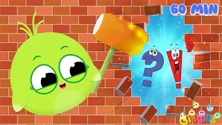 What is behind the WALL? Let's Break the Wall and Find Out 🔨 Suprise | Funny Kids Songs | 60 Minutes