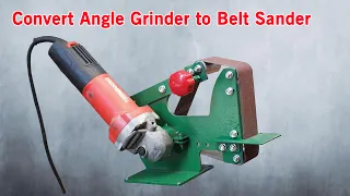 Angle grinder conversion to belt sander | belt sander attachment for angle grinders