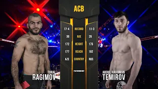 Турал Рагимов vs. Абдул-Рахман Темиров | Tural Ragimov vs. Abdul-Rakhman Temirov | ACB 90