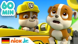 PAW Patrol | 1 Stunde mit Rubbles besten Rettungen! | Nick Jr. Deutschland