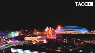 Зажжение Олимпийского огня Сочи 2014, Sochi 2014 Olympic flame. Live