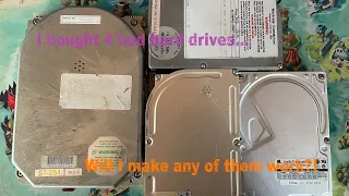 I bought 4 bad hard drives, can I make them work?!