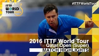 2016 Qatar Open Highlights: Vladimir Samsonov vs Alexander Shibaev (R16)