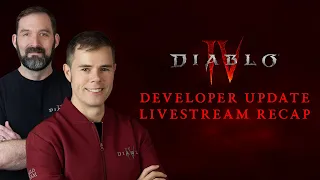 Diablo IV Developer Update Livestream - December 2022