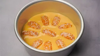 New Way of Making Orange Cake | Tangerine Cake Recipe | Yummy