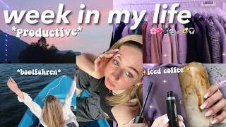 eine produktive Woche in meinem leben *VLOG* 🧘🏼‍♀️ haushalt, bootstour & realtalk