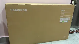 Unboxing samsung 43 inch 4k ultra HD smart TV for my bedroom #viral #subscribe #unboxing #trending