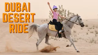 DESERT HORSE RIDING IN DUBAI!