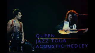 Queen - Jazz Tour Acoustic Medley Live