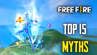 Top 15 Mythbusters in FREEFIRE Battleground | FREEFIRE Myths #261