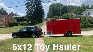 6x12 Enclosed Motorcycle Trailer Build First Look