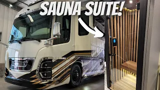 Motorcoach with a Cold Plunge Tub, Steam Shower and Dry Sauna!! Newell Coach #1760