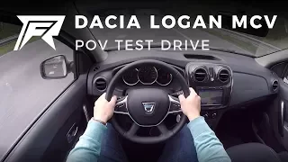 2018 Dacia Logan MCV TCe 90 - POV Test Drive (no talking, pure driving)