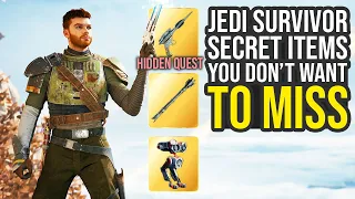 Secret Items You Don't Want To Miss In Star Wars Jedi Survivor (Star Wars Jedi Survivor Secrets)