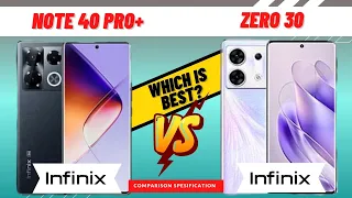 Infinix Note 40 Pro+ vs Infinix Zero 30 full comparison