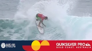 Gabriel Medina Scores 8.67 to Take the Heat - Quiksilver Pro Gold Coast 2017 Round One, Heat 4