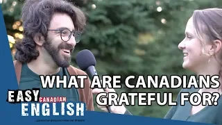 How do Canadians celebrate Thanksgiving? | Easy English 36