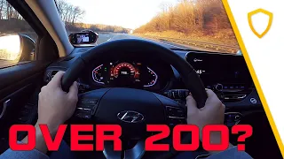 Hyundai i30 1.0 T-GDI - POV Topspeed on Autobahn + 100-150kp/h