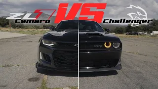 Camaro ZL1 vs. SRT Hellcat (SUPERCHARGED V8 SHOWDOWN)