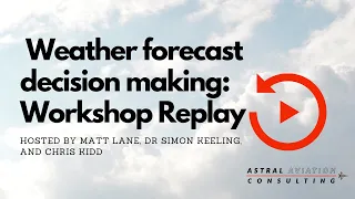 Weather Forecast Decision Making: Workshop Replay