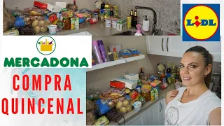 Compra QUINCENAL  🔴    LIDL &  MERCADONA   🔴 Lo MEJOR de cada sitio...