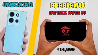 INFINIX NOTE 30 UNBOXING || GAMING TEST || INFINIX NOTE 30 FREE FIRE MAX HIGHLIGHT DPI SETTING ||