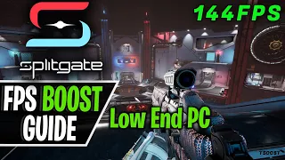 How to Fix Lag in Splitgate | FPS Boost/LAG and Stutter Fix | Config Files