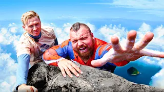 World’s STRONGEST Man Tries MOUNTAIN CLIMBING!! ft. Magnus Midtbø