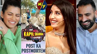 NORA FATEHI - THE KAPIL SHARMA SHOW - POST KA POST MORTEM | Ayushmann Khurrana | REACTION!!