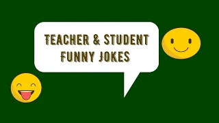 Teacher and Student funny Jokes in English | Just JOKING